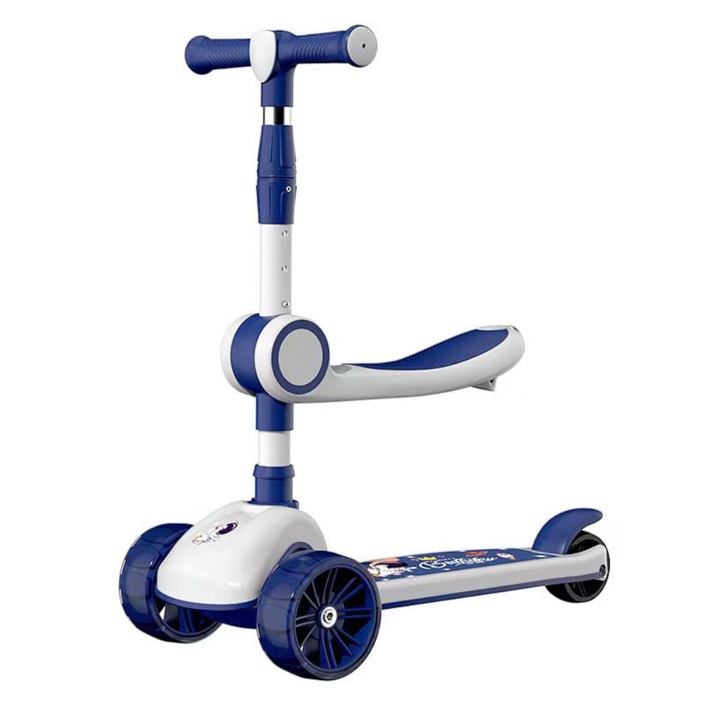 SCOOTER MONOPATÍN 3 RUEDAS LED MUSICAL PLEGABLE NIÑOS REGULABLE - 1