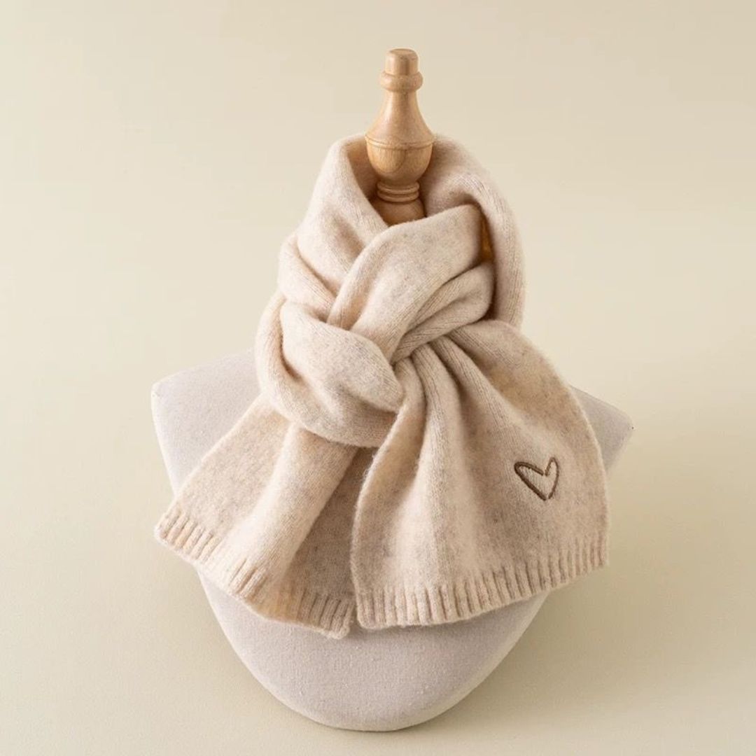CONJUNTO DE GORRO Y BUFANDA DE LANA TEJIDO INVIERNO PARA NIÑOS - 2