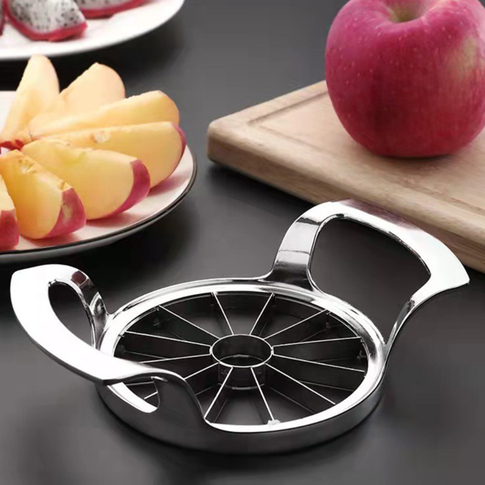 CORTADOR DE MANZANAS DE ACERO INOXIDABLE DELUXE 10.5X15CM - 2
