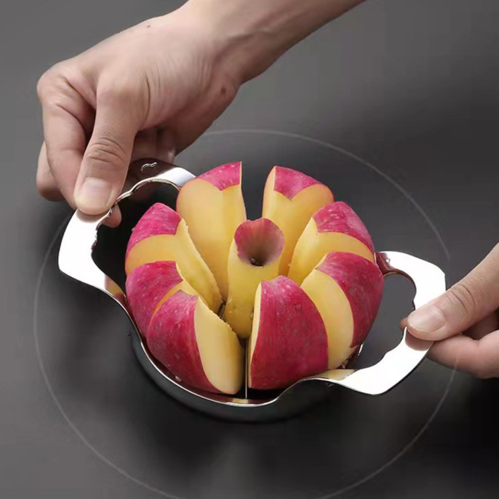 CORTADOR DE MANZANAS DE ACERO INOXIDABLE DELUXE 10.5X15CM - 3