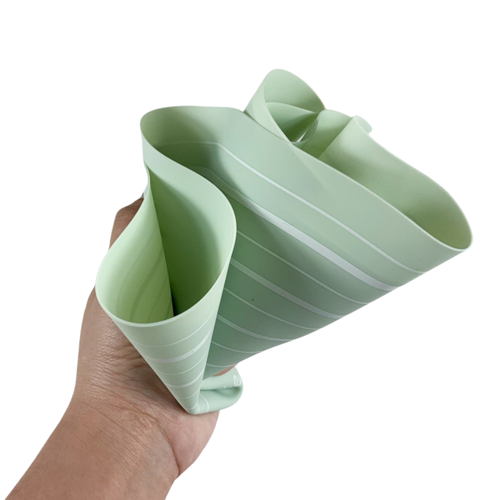 TAPETE COCINA DE SILICONA ANTIADHERENTE AMASAR + RODILLO - 5