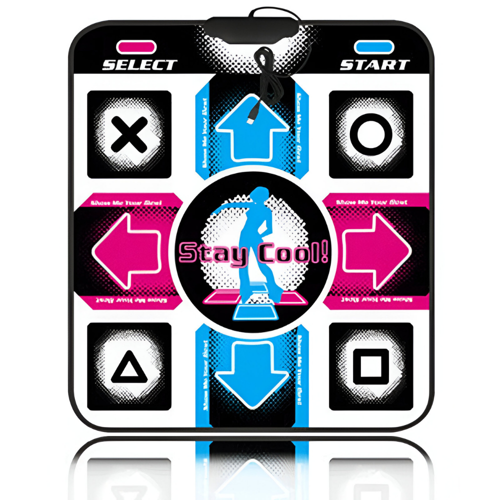 TAPETE DE BAILE PARA JUEGOS PC USB 11 BOTONES 90X80CM - 1