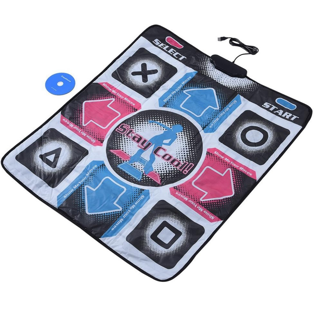 TAPETE DE BAILE PARA JUEGOS PC USB 11 BOTONES 90X80CM - 2