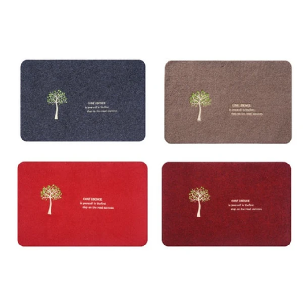 PACK 24 ALFOMBRA CRUSEC M1 CLÁSICA TRADICIONAL PISO LIMPIAPIES COLORES SURTIDOS 40 X 60 CM - 1