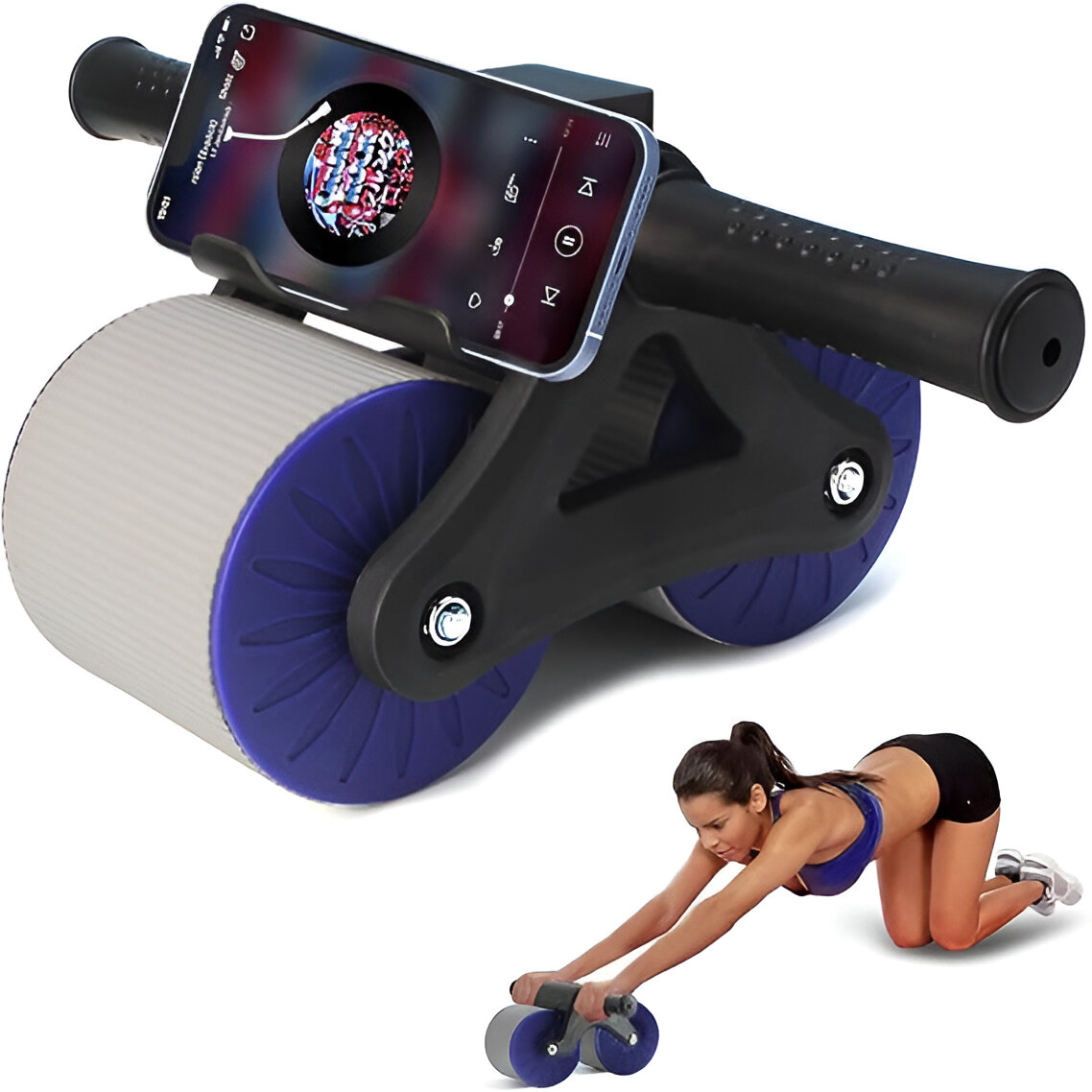 RUEDA DE EJERCICIOS CRUSEC M1 ABDOMINALES REBOTE CON AUTOMÁTICO - 1