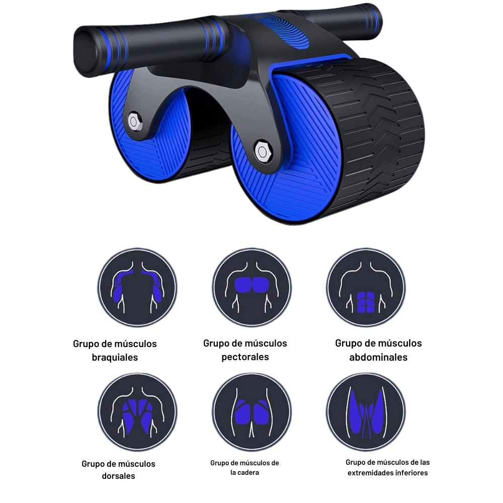 RUEDA DE EJERCICIOS CRUSEC M1 ABDOMINALES REBOTE CON AUTOMÁTICO - 2