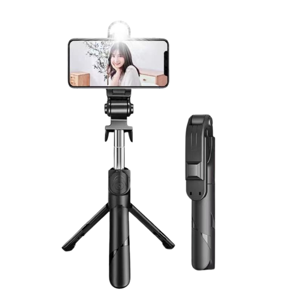 ESTABILIZADOR CRUSEC M1 TRÍPODE SELFIE STICK MANDO BLUETOOTH - 2