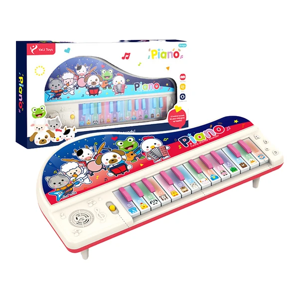 PIANO CRUSEC INFANTIL MUSICAL ANIMALES LUCES Y MELODÍAS INTERACTIVO M1 - 2