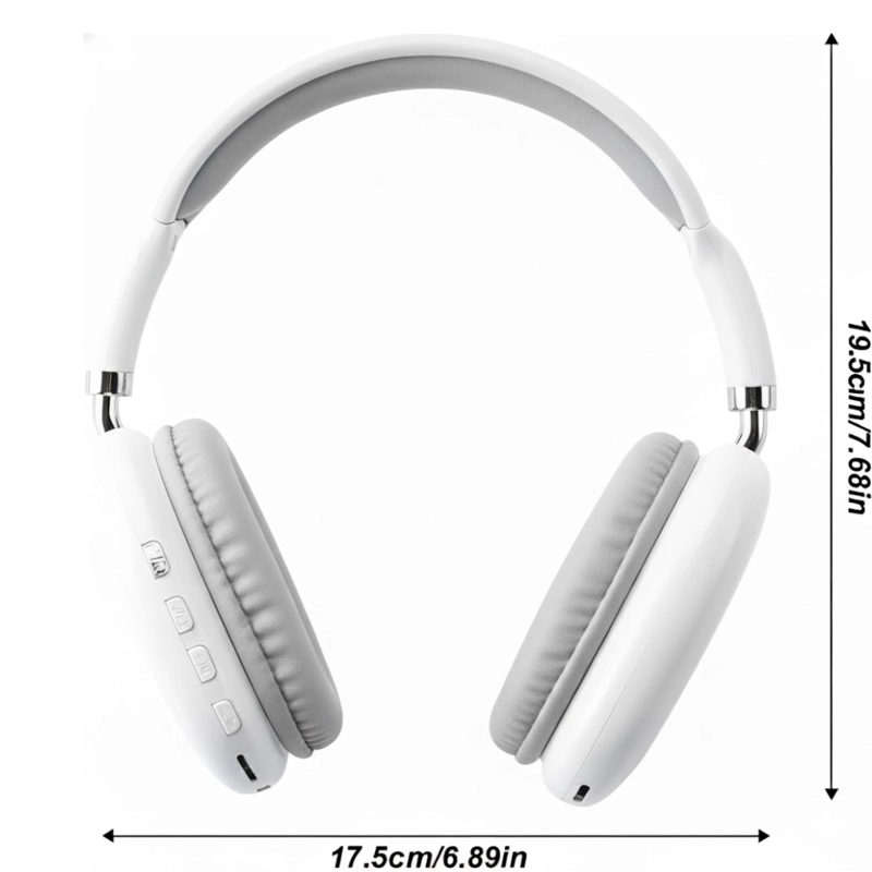 AUDÍFONOS DIADEMA GAMER P9 BLUETOOTH CANCELACIÓN DE RUIDO - 2