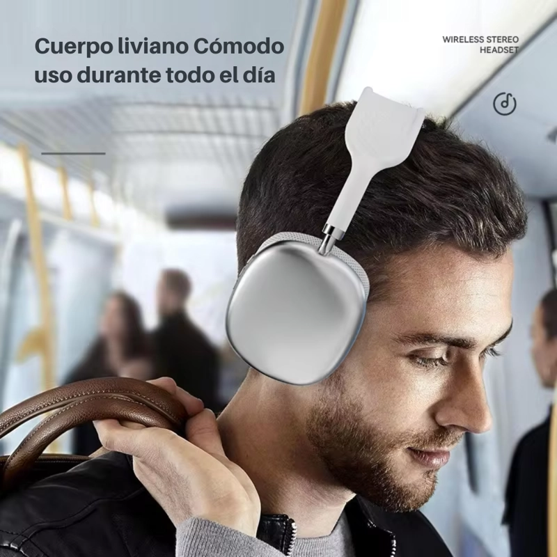 AUDÍFONOS DIADEMA GAMER P9 BLUETOOTH CANCELACIÓN DE RUIDO - 3