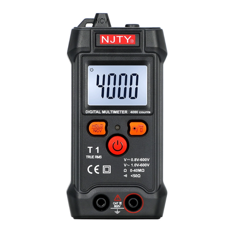 TESTER MULTÍMETRO DIGITAL INTELIGENTE AMPERAJE Y VOLTAJE T1 - 2