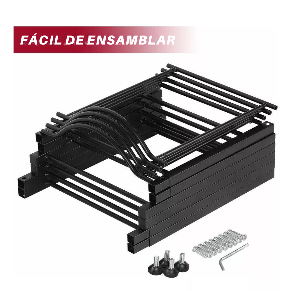 ESTANTE ORGANIZADOR CRUSEC M1 4 BOTELLONES AGUA 20L METAL - 6
