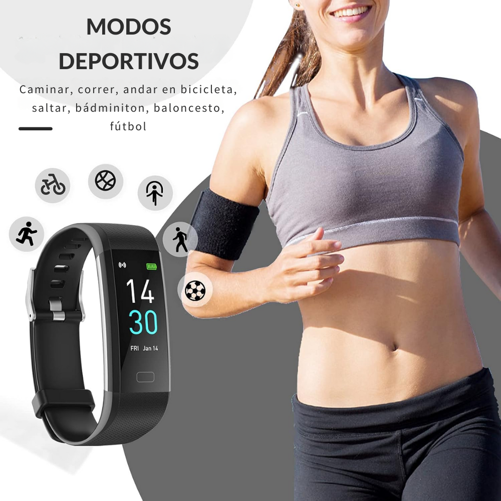 SMARTBAND CRUSEC S5 BLUETOOTH MONITOR SUEÑO DEPORTES - 8