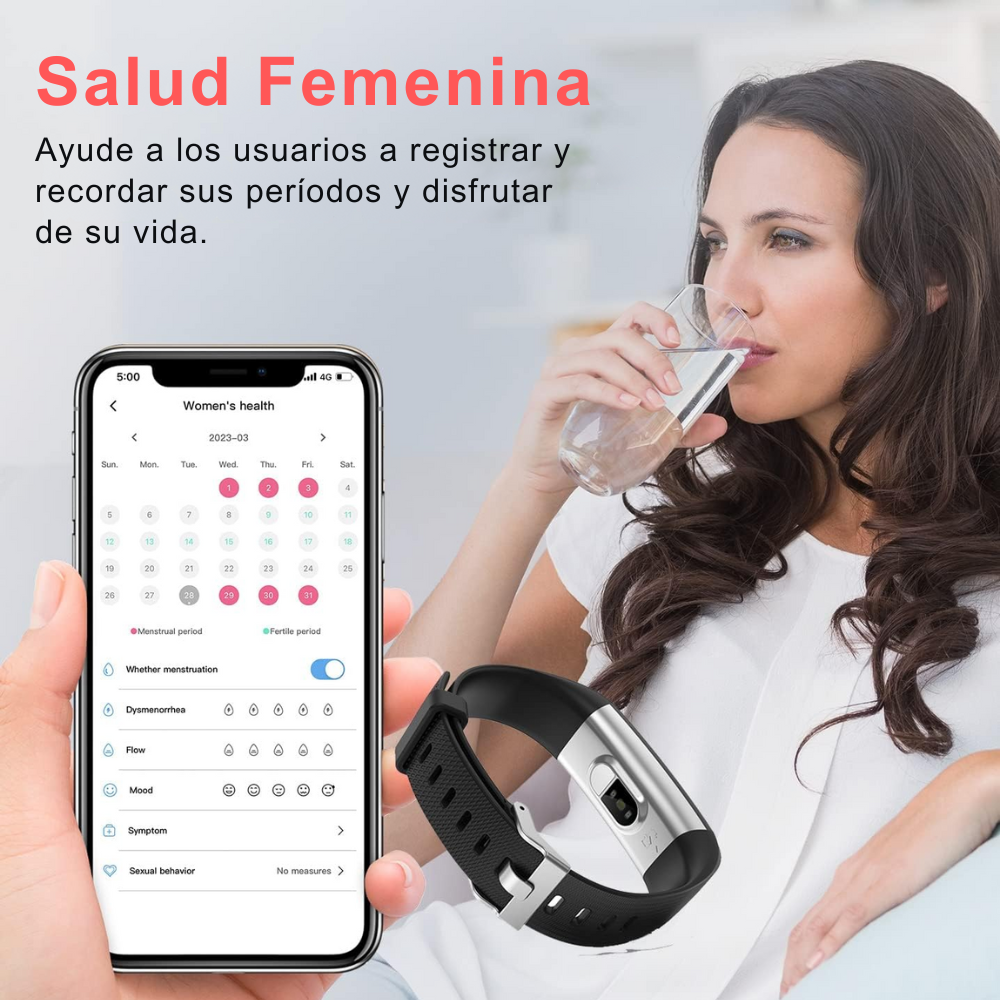 SMARTBAND CRUSEC S5 BLUETOOTH MONITOR SUEÑO DEPORTES - 9