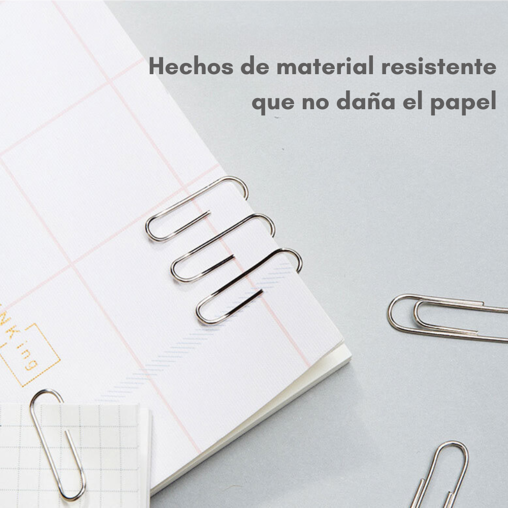 CLIPS PARA PAPEL CAJA DE 100 PIEZAS DELI - 4