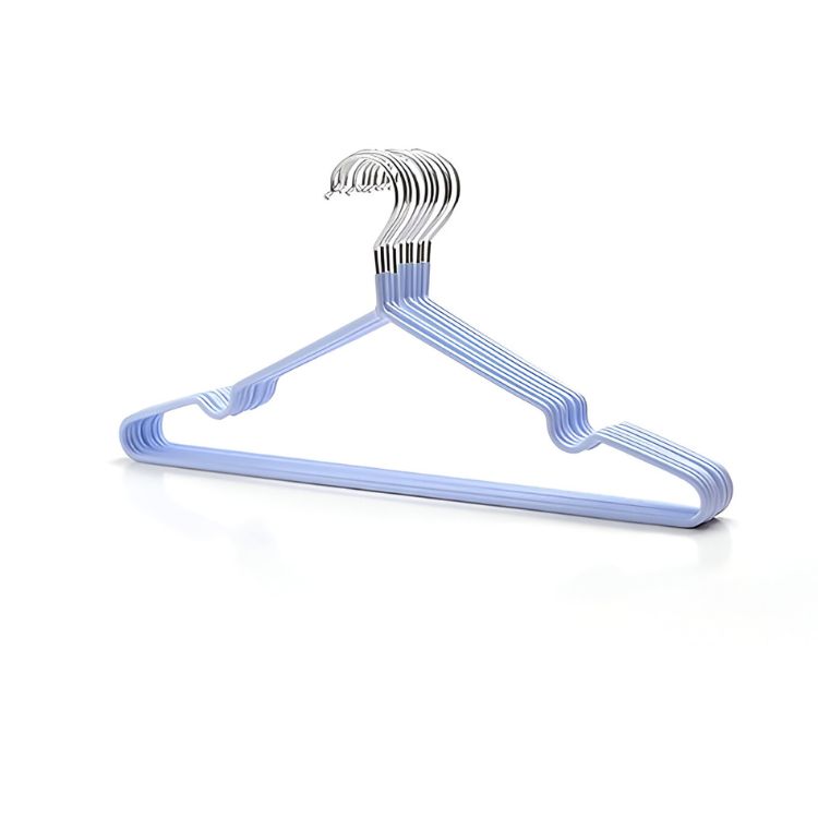 GANCHOS COLGADOR ROPA METÁLICOS 50 UNIDADES - Verde - 1