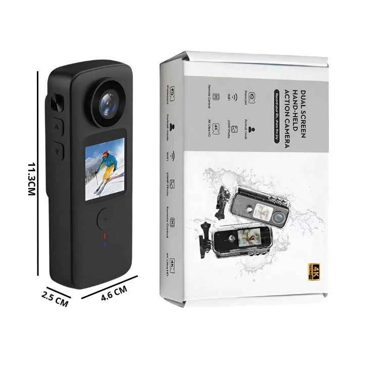 CAMARA FILMADORA 4K WIFI RESISTENTE AL AGUA - 3