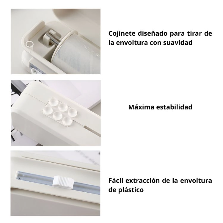 MÁQUINA DISPENSADORA DE FILM ENVOLTURA PLASTICO PARA COMIDA - 3