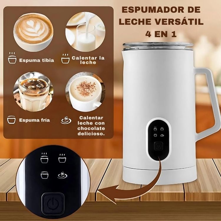 BATIDOR ELECTRICO ESPUMADOR DE LECHE FRIO CALIENTE - 5