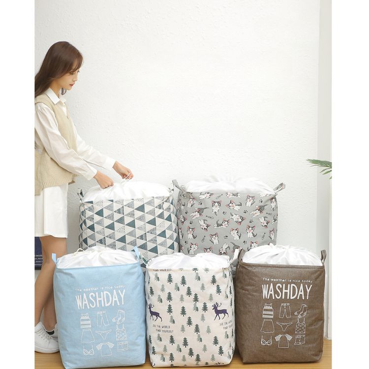 CESTA DE ALMACENAMIENTO PLEGABLE ROPA HOGAR - 3