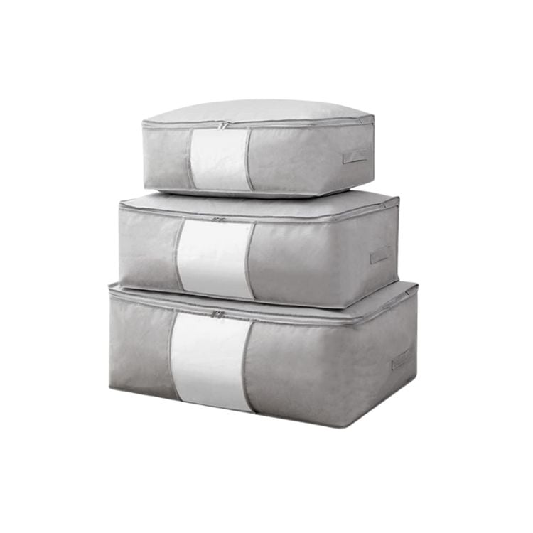 SET 3 BOLSAS DE MANO EQUIPAJE ROPA RESISTENTE - 1