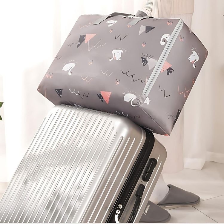 BOLSA ALMACENAMIENTO FUNDA PARA FRAZADA EQUIPAJE DE MANO - 4