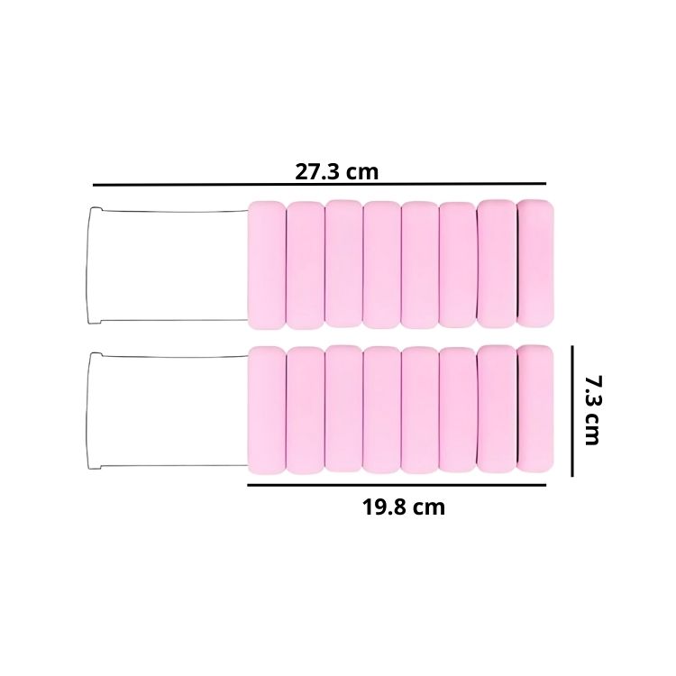 PACK 2 PULSERAS CRUSEC ACERO INOXIDABLE / SILICONA 1 KG DE ENTRENAMIENTO SOPORTE DE PESO 500GR - 2