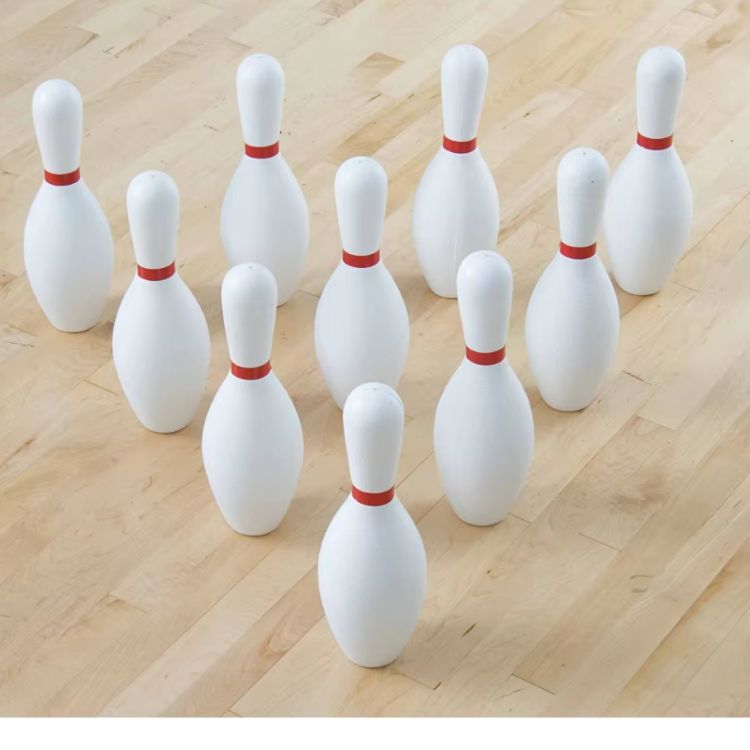 BOWLING CRUSEC PARA NIÑOS BLANCO JUGUETE 10 PINOS + 2 PELOTAS - 4