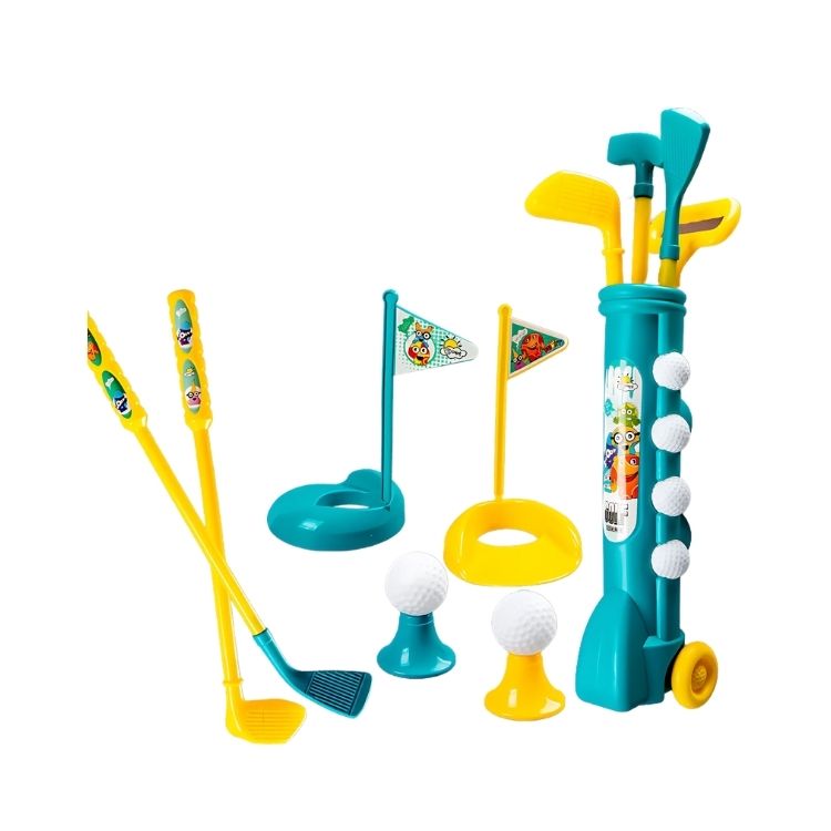 SET CRUSEC DE MINI GOLF PARA NIÑOS JUEGO INFANTIL INTERACTIVO - 1
