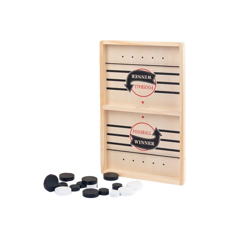 HOCKEY MESA CRUSEC JUEGO TABLERO MADERA DIDÁCTICO - 2
