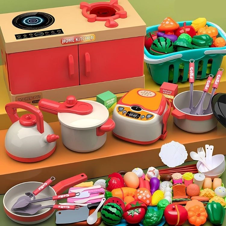 SET DE JUEGO DE COCINA INFANTIL 84 PIEZAS - 4