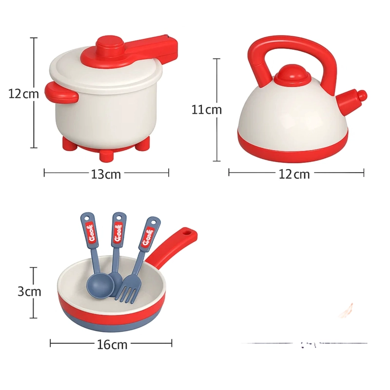 SET DE JUEGO DE COCINA INFANTIL 84 PIEZAS - 7