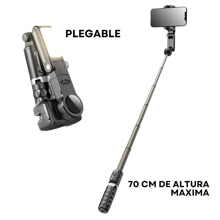 SOPORTE CRUSEC M1 ESTABILIZADOR PARA TELÉFONO CELULAR SELFIE STICK TRIPODE - 5