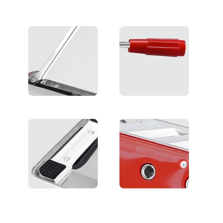 MAQUINA LAMINADORA PARA PASTA CASERA ACERO INOXIDABLE - 4