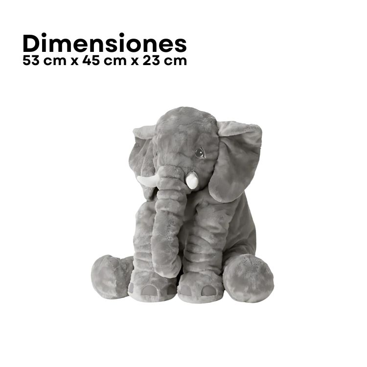 ALMOHADA CRUSEC BEBÉ PELUCHE DISEÑO ELEFANTE - 3