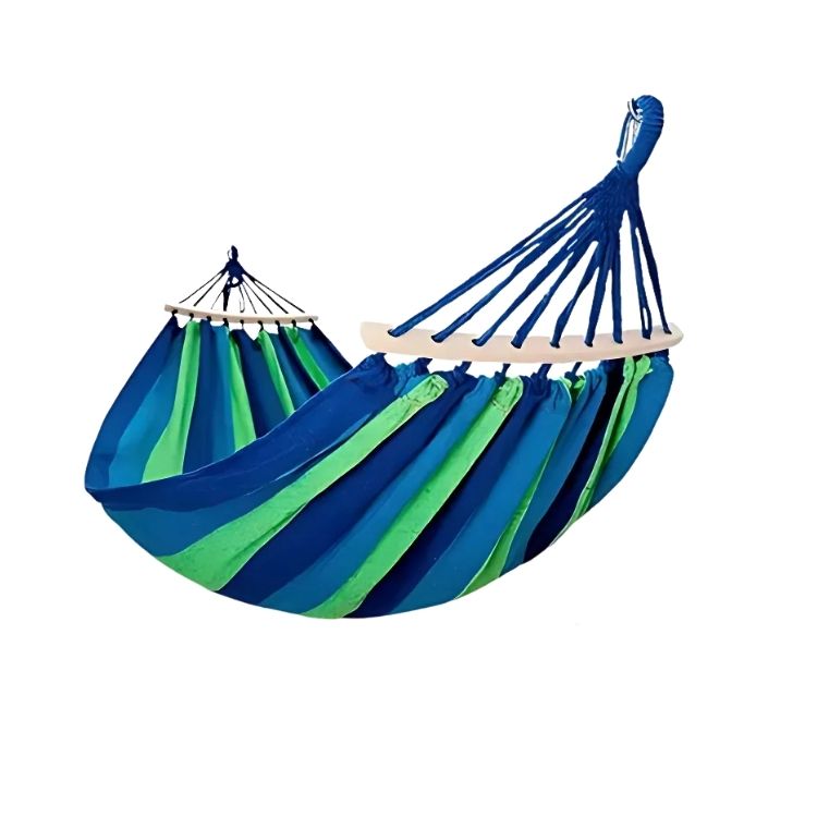 HAMACA INDIVIDUAL 260 X 80 CM RESISTENTE CÓMODA - 2
