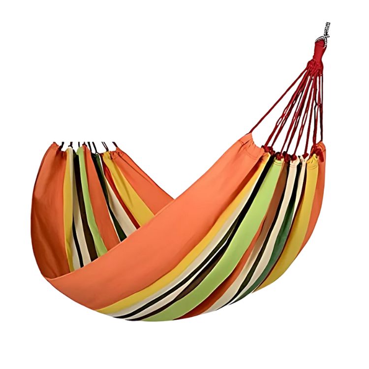 HAMACA DOBLE 260 X 150 CM RESISTENTE CÓMODA - 2