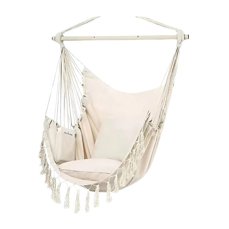 SILLA CRUSEC M1 HAMACA COLGANTE ELEGANTE ESTILO BOHO MODERNA - 1
