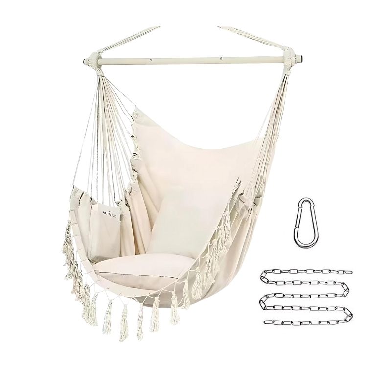 SILLA CRUSEC M1 HAMACA COLGANTE ELEGANTE ESTILO BOHO MODERNA - 2
