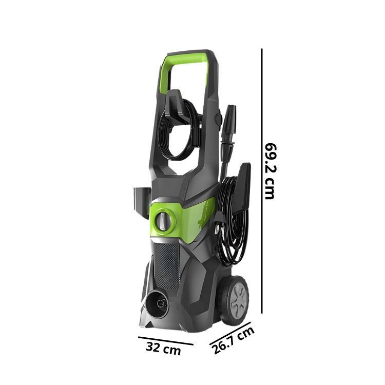 HIDROLAVADORA DE ALTA PRESIÓN 2400W HIDROJET POTENTE 220V - 2
