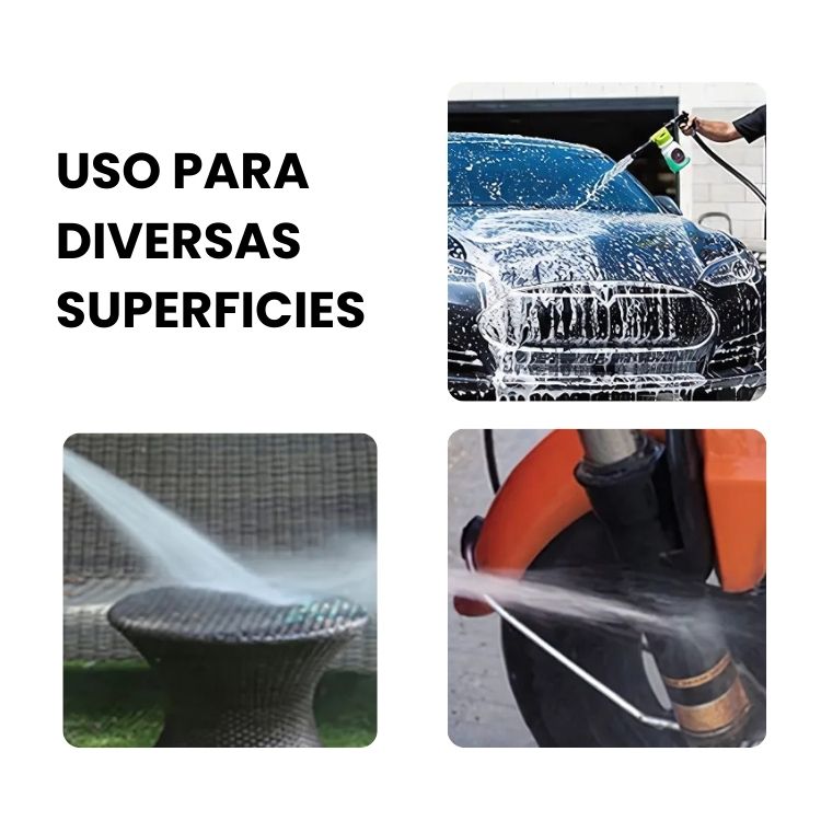 HIDROLAVADORA DE ALTA PRESIÓN 2400W HIDROJET POTENTE 220V - 4