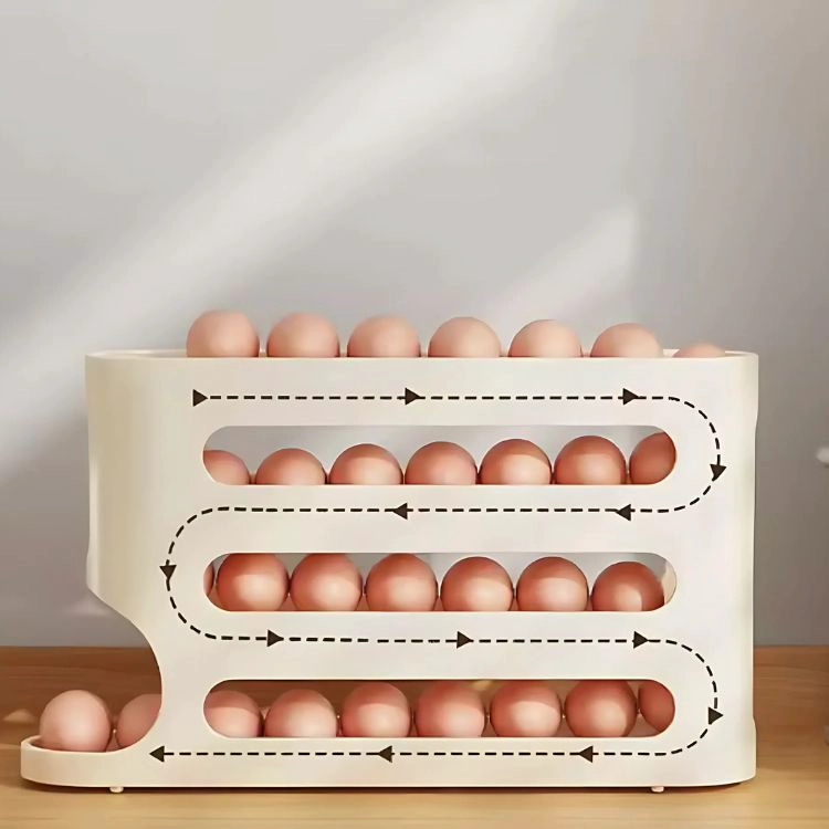 PACK 2 SOPORTE DE HUEVOS 4 NIVELES DESLIZANTE - 5