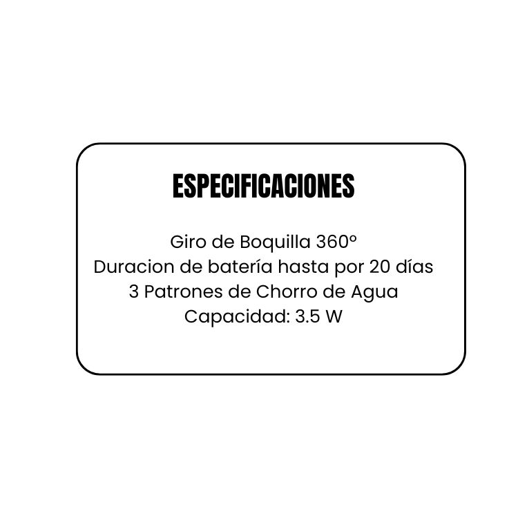 LIMPIADOR DENTAL PORTATIL USB IRRIGADOR BUCAL - 7