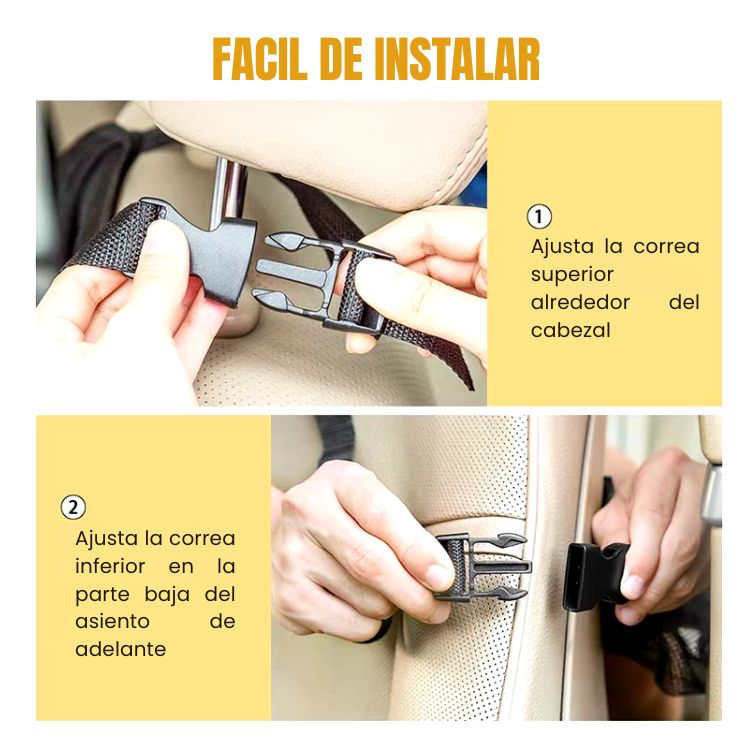 PACK 2 BOLSAS DE ALMACENAMIENTO PARA RESPALDO AUTO - 3