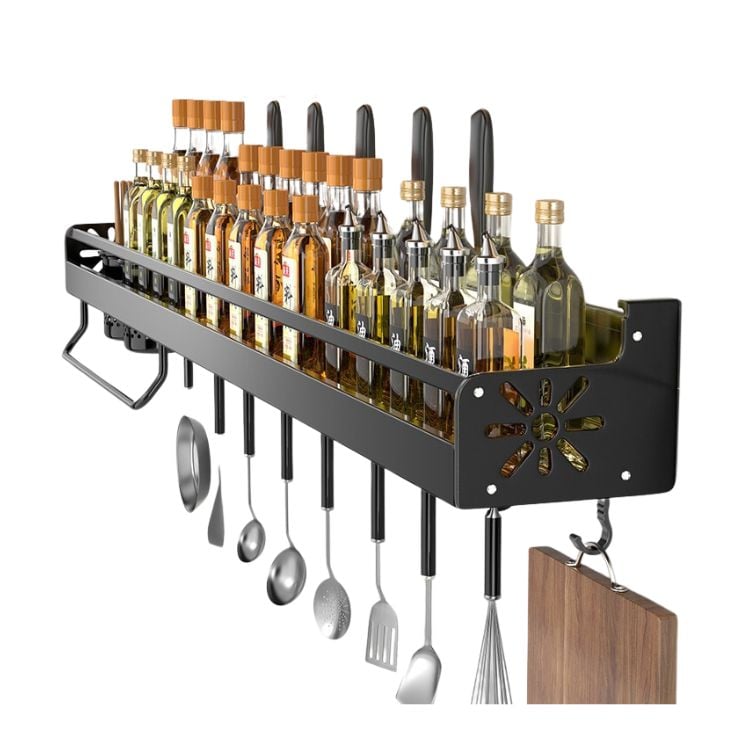 SOPORTE PARED PARA UTENSILIOS DE COCINA MULTIUSO - 1