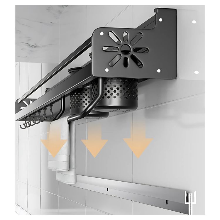SOPORTE PARED PARA UTENSILIOS DE COCINA MULTIUSO - 3