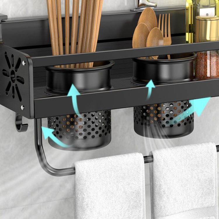 SOPORTE PARED PARA UTENSILIOS DE COCINA MULTIUSO - 4