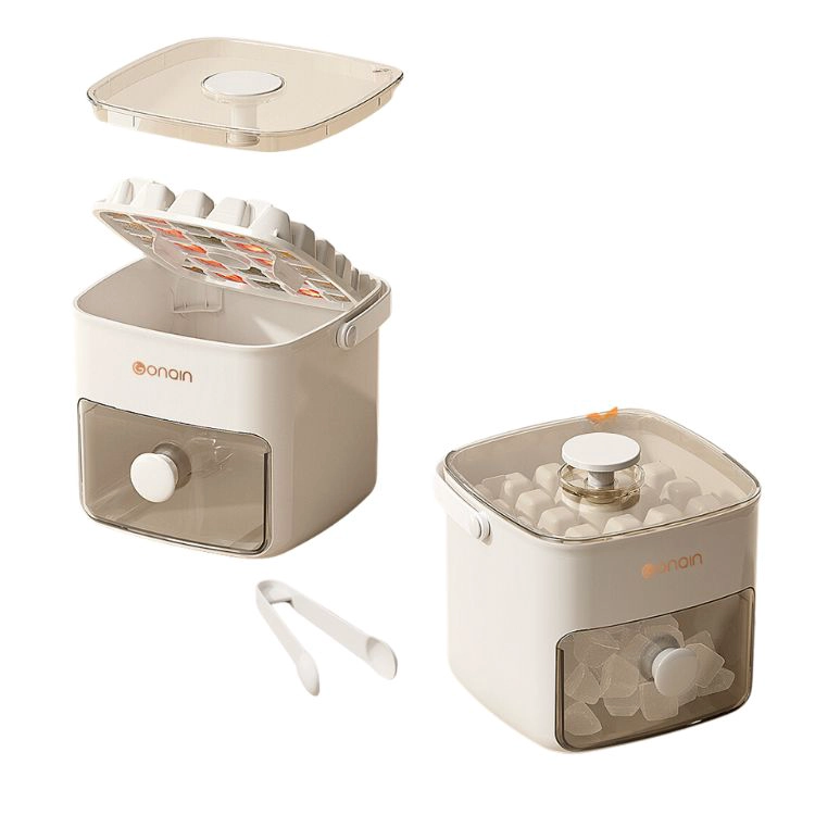NEVERA PORTATIL CUBETA 24 HIELOS CON DISPENSADOR - 4