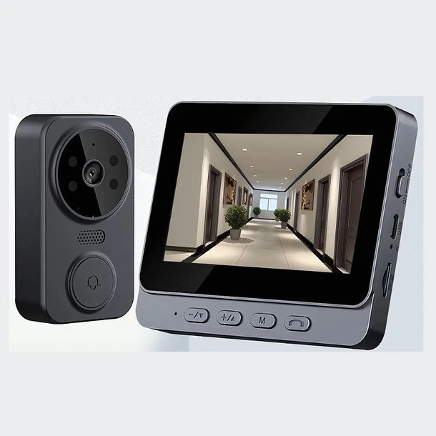 TIMBRE INALÁMBRICO CON VIDEOCAMARA LARGA DISTANCIA - 4