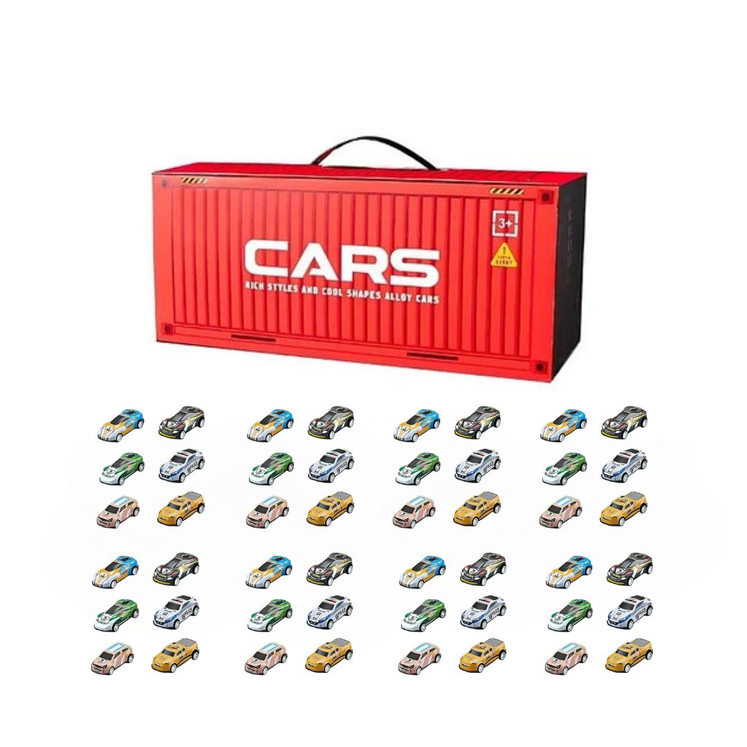 AUTO CRUSEC PAQUETE 48 PEQUEÑOS CON CONTAINER NIÑOS - 1
